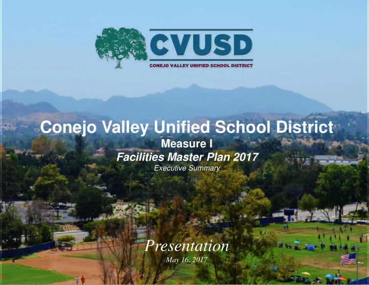 conejo valley unified school district