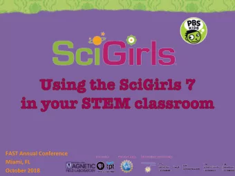 FAST Annual Conference  Miami, FL  October 2018   Download the presentation