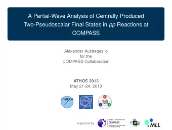 A Partial-Wave Analysis of Centrally Produced Two-Pseudoscalar Final States in pp Reactions at