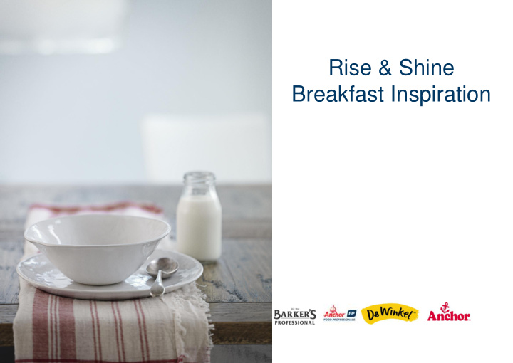 rise shine breakfast inspiration