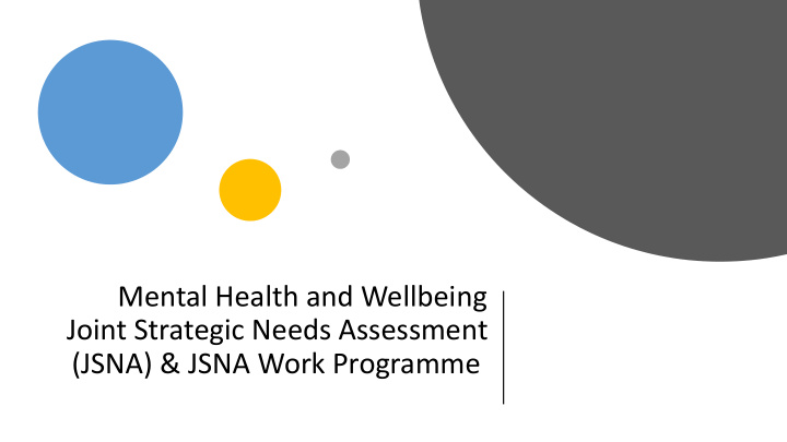 joint strategic needs assessment