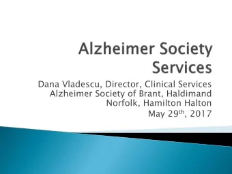 May 29 th , 2017  For individuals and families at the time of  diagnosis and throughout the