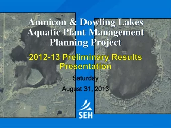 Aquatic Plant Management  Planning Project  Project Background  Aquatic Invasive Species