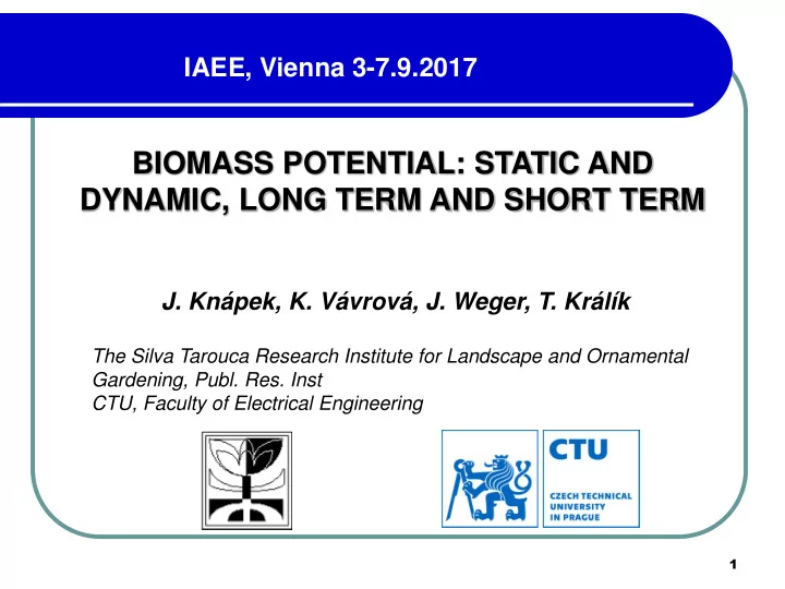 biomass potential static and