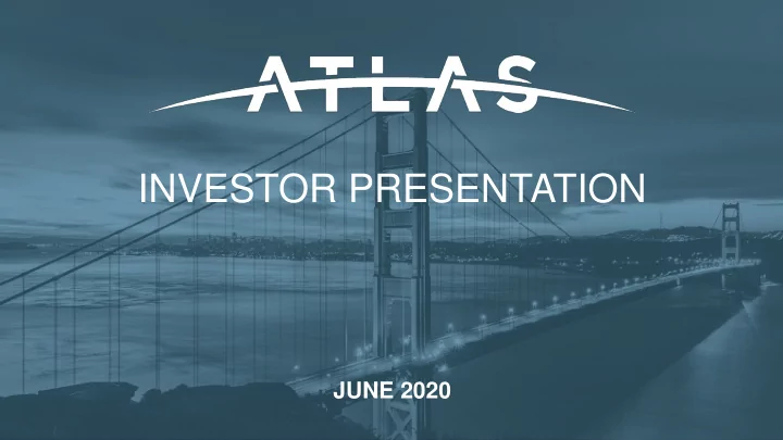 investor presentation