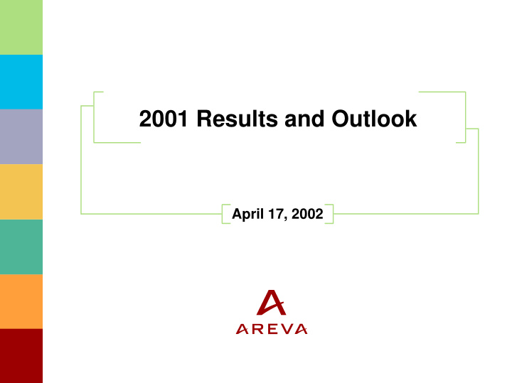 2001 results and outlook