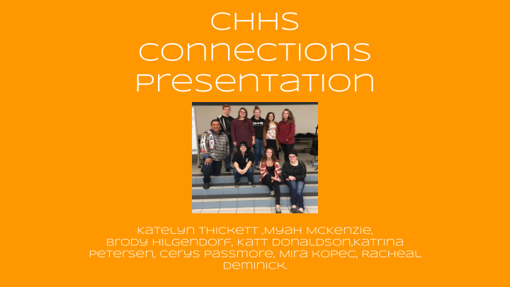 chhs connections presentation
