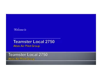 Welcome to  International Brotherhood of Teamsters  International  Convention  Trade Divisions