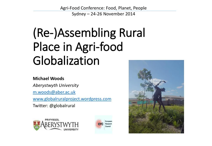 place in agri food