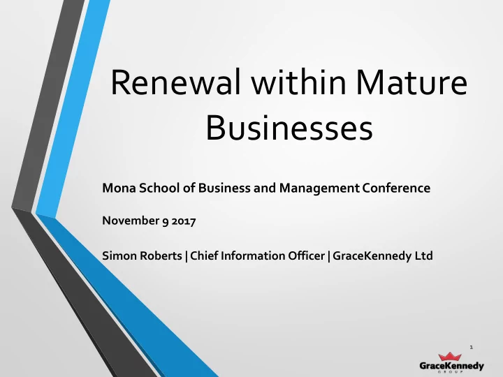 renewal within mature