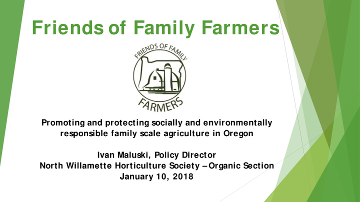 friends of family farmers