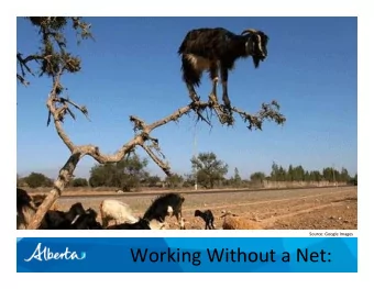 Working Without a Net:  http://timkellyphotographycanada.com/ Source: Google Images Source: Google