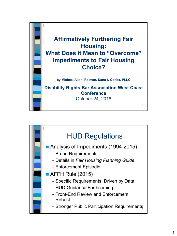 hud regulations