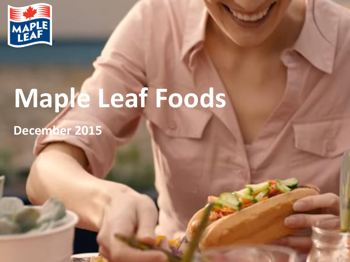 maple leaf foods