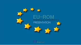 training &amp; consultancy  PRESENTATION  Introducing  EU-Rom  A national certified VET-provider in