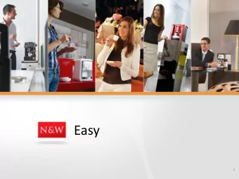 Easy  1  Highlights  First capsule OCS machine offering up  to 6 drink selections  2 soluble