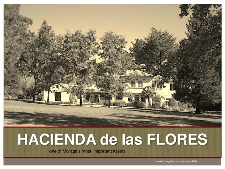 hacienda de las flores