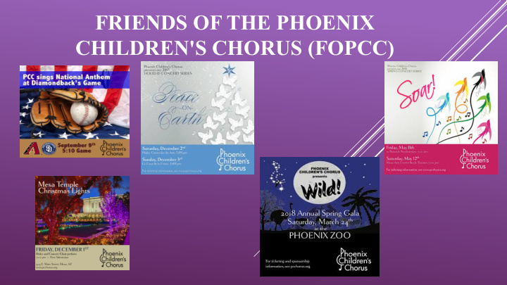 friends of the phoenix children s chorus fopcc friends of