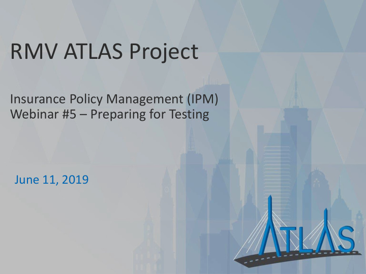 rmv atlas project