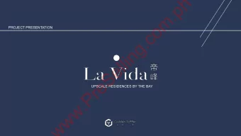 h  p  .  m  o  PROJECT PRESENTATION  c  .  g  n  i  l  l  e  S  e  r  UPSCALE RESIDENCES BY THE BAY