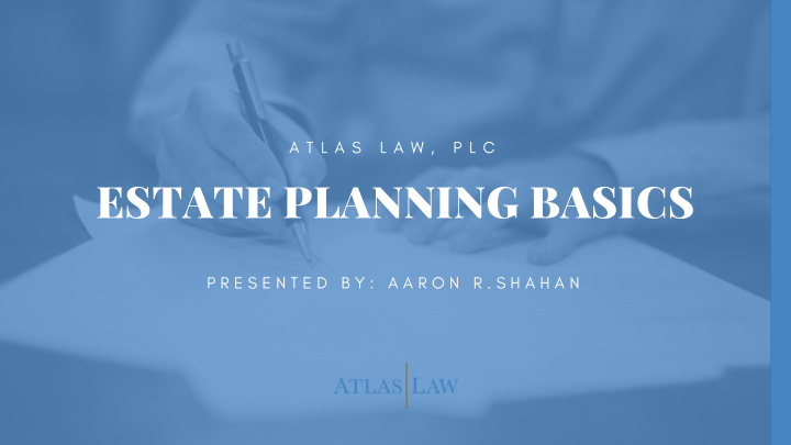 estate planning basics