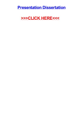 &gt;&gt;&gt;CLICK HERE&lt;&lt;&lt;  Presentation dissertation New York write dissertation