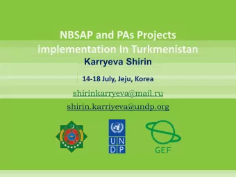 Karryeva Shirin  Karryeva Shirin  Karryeva Shirin  Karryeva Shirin  14-18 July, Jeju, Korea  14 18