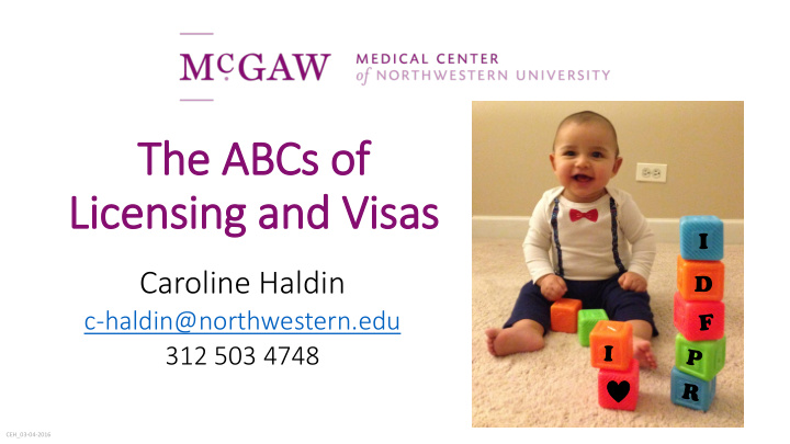the abcs of f licensing and visas