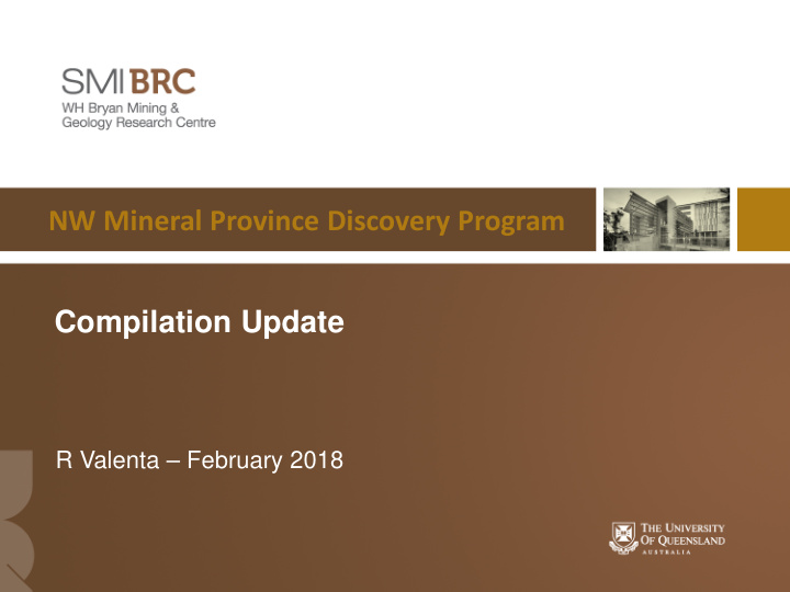 nw mineral province discovery program compilation update