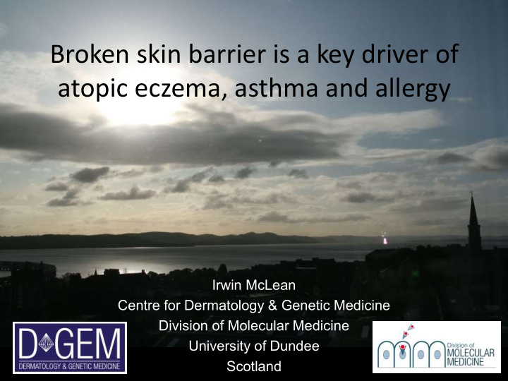 atopic eczema asthma and allergy