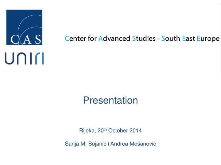 presentation