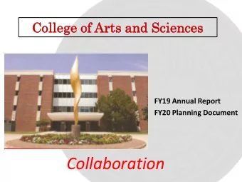 Collaboration  Leadership Team  Chairs and Directors  College Office Craig Gatto  BSC Diane