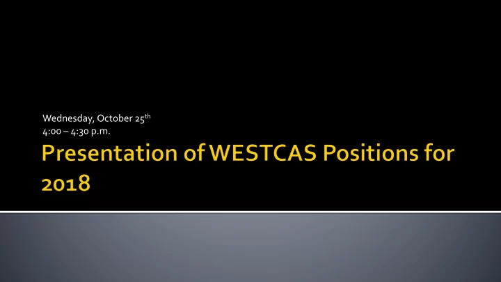 4 00 4 30 p m how westcas records and advocates federal