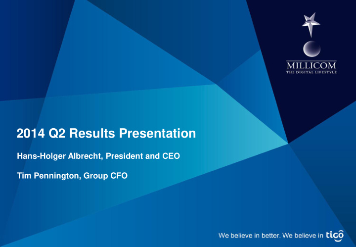 2014 q2 results presentation