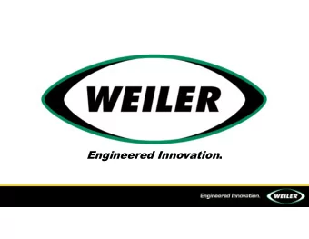 Engineered Innovation .  Weiler Facility  Started with 40,000 sq. ft  Added 80,000 sq. ft. in