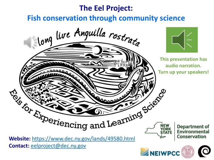 the eel project fish conservation through community