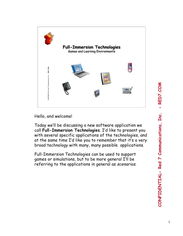 full immersion technologies
