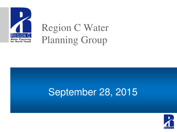 region c water planning group