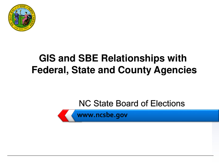 logo gis and sbe relationships with federal state and