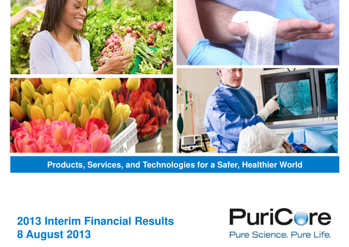 2013 interim financial results