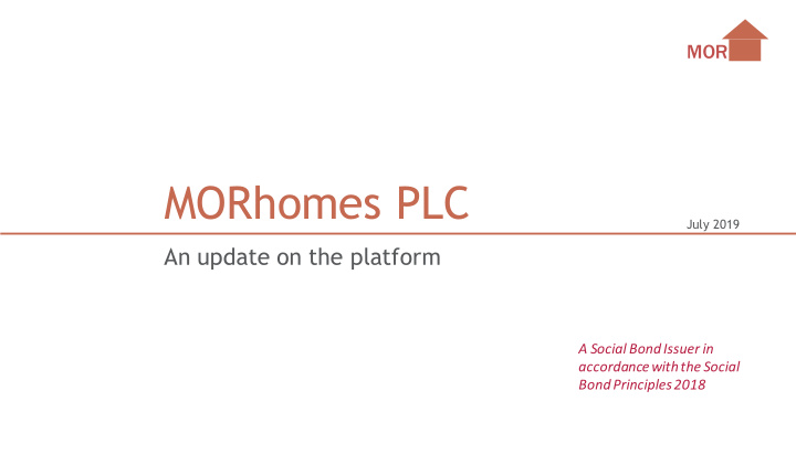 morhomes plc