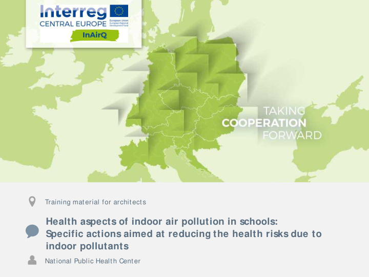 health aspects of indoor air pollution in schools