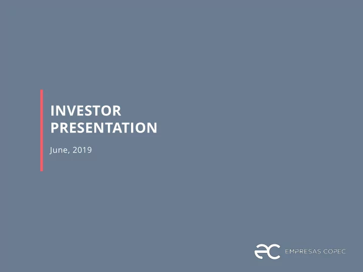 investor presentation