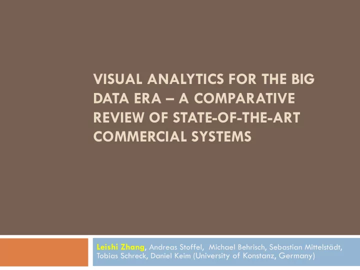 data era a comparative
