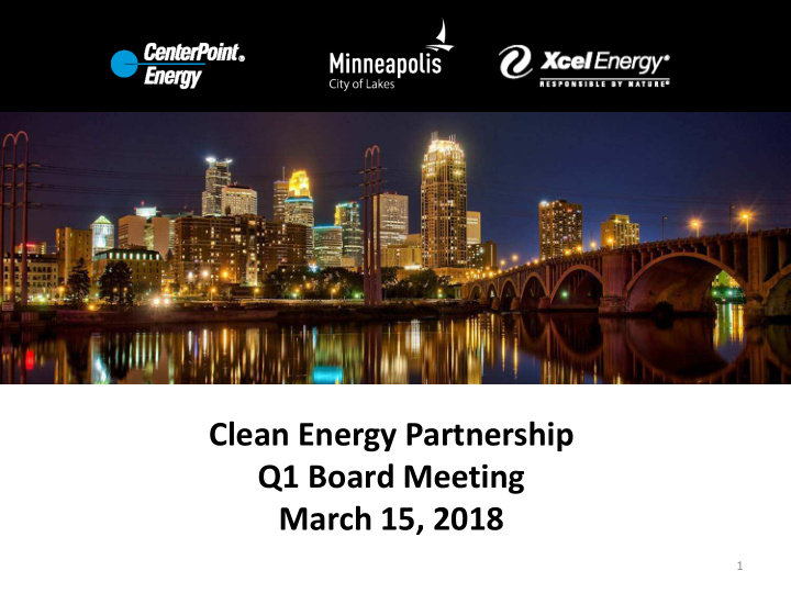 clean energy partnership q1 board meeting march 15 2018