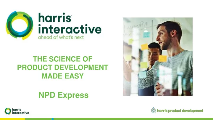 npd express today s agenda
