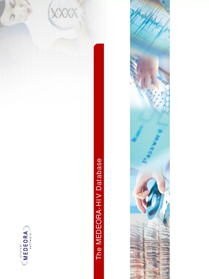 the medeora hiv database agenda concept