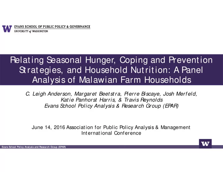 relating s easonal hunger coping and prevention s