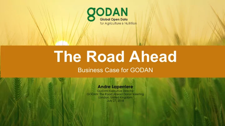 the road ahead