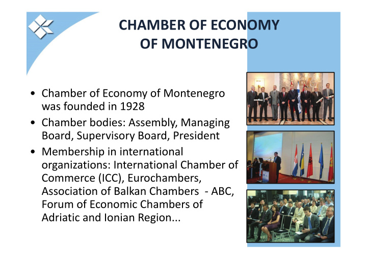 chamber of economy of montenegro